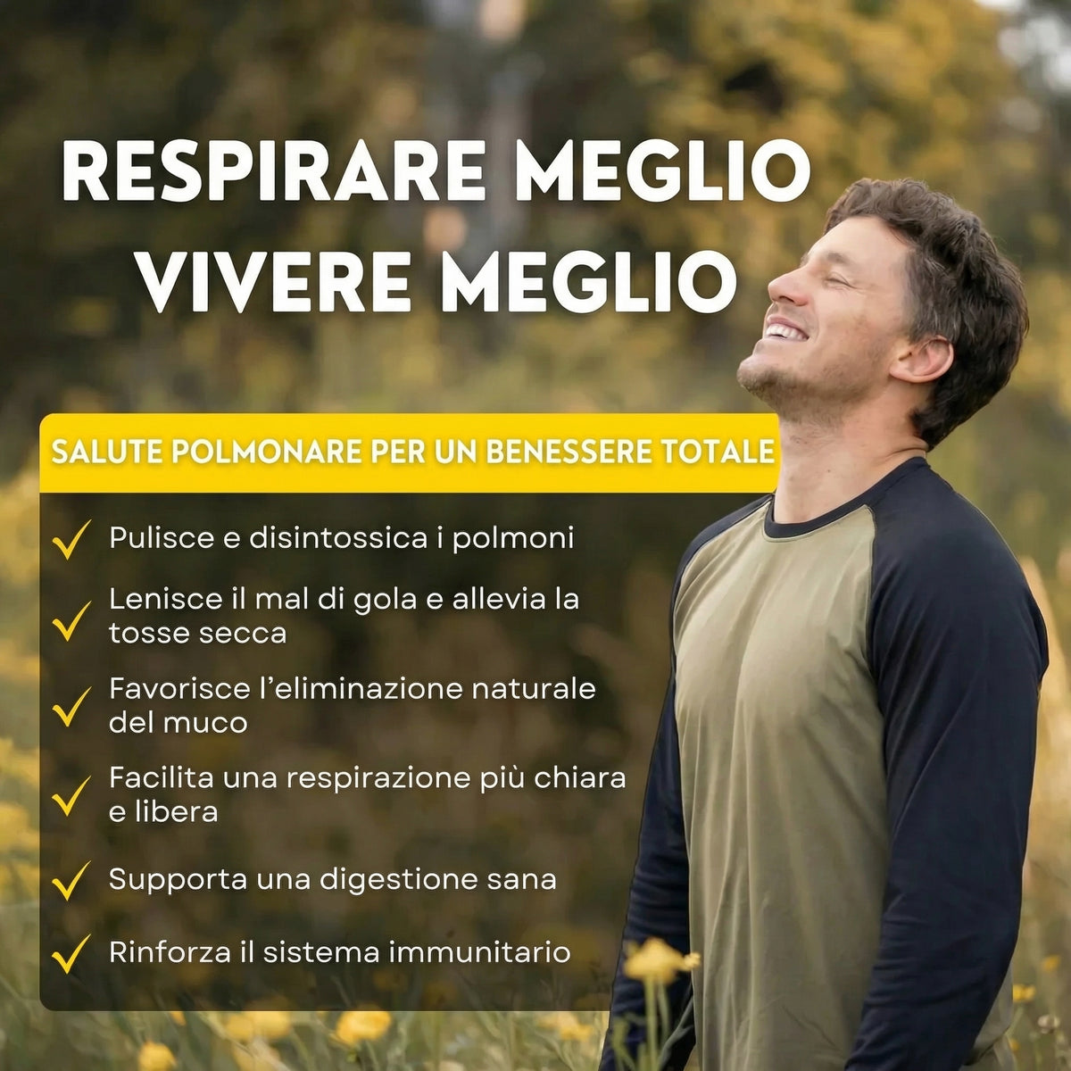 Detox Polmoni 3-in-1 (Muco, Tossine e Vie Respiratorie)